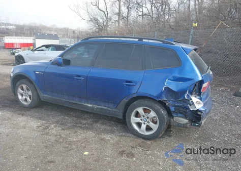 2007 BMW X3 3.0Si из США, поврежденный, VIN WBXPC93437WF09540